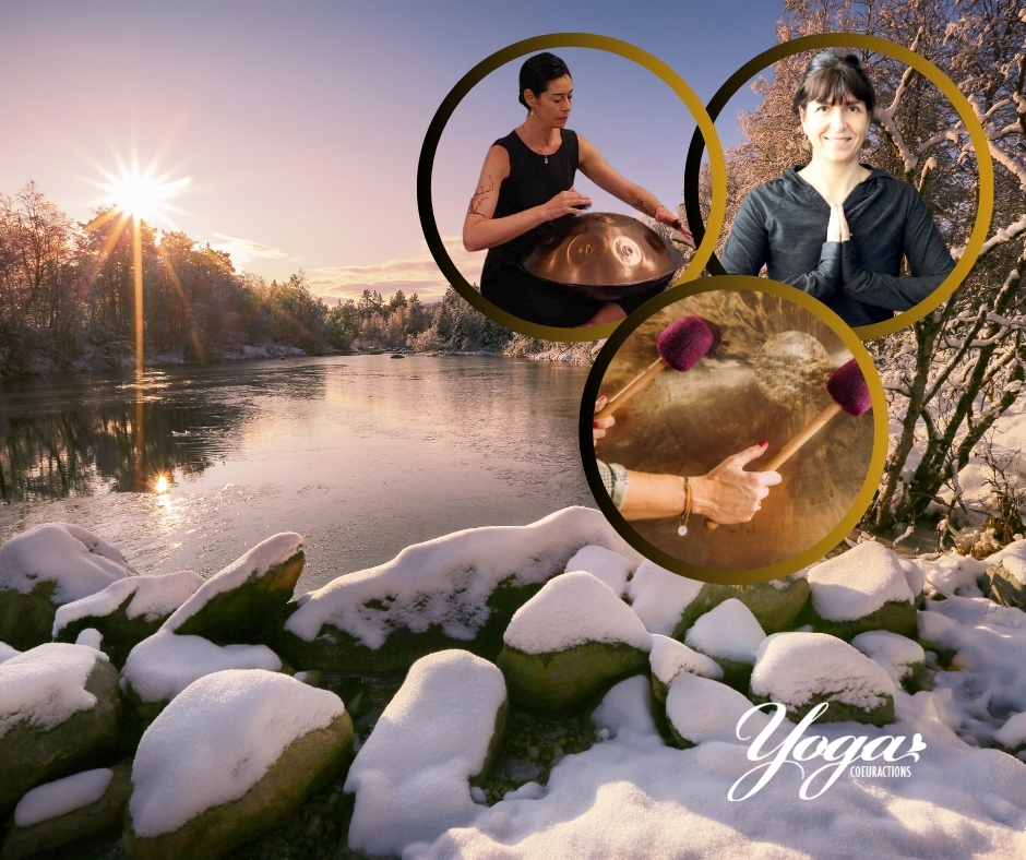 Bain sonore 5 dec. Rivière sacrée Catherine Venne et Sandrine Girard